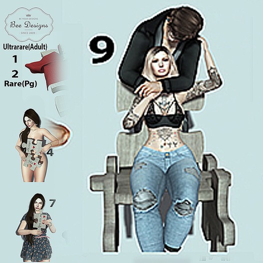 Bee / Inkme Puzzles Gacha Pose  9