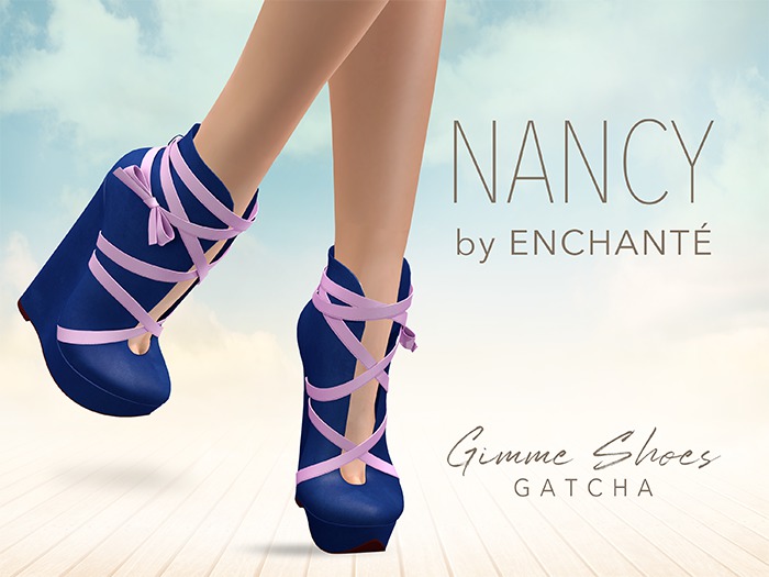 [Enchante'] - Nancy Shoes - Slink - Blue
