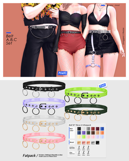 MIWAS / Belt"B" Three O #Fatpack