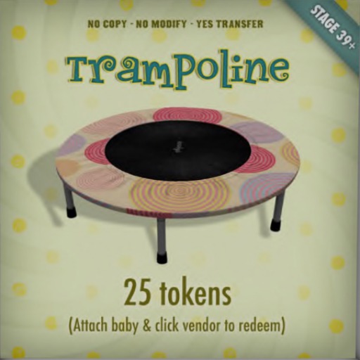 [Zooby Legacy Baby]  Zooby Trampoline Large Circles - Zooby token toys