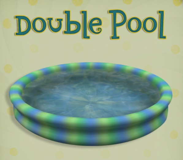 Zooby Token Toys - Smart Toy Double Pool Blue Stripe