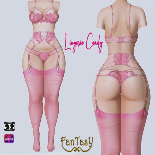 !FANTASY: Lingerie Candy  - PINK