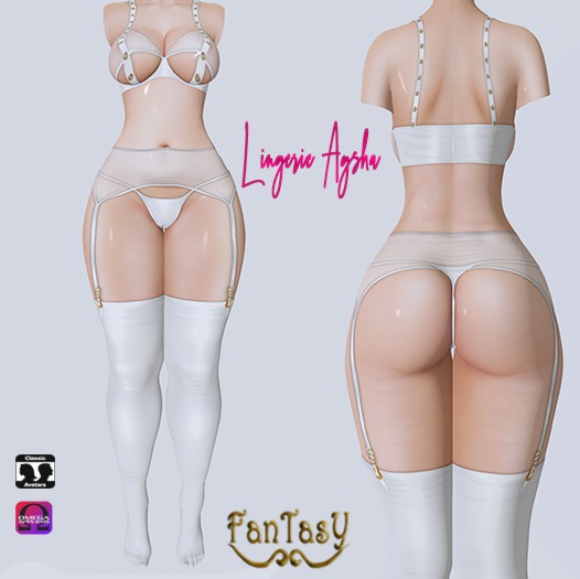 !FANTASY: Lingerie Candy  - WHITE