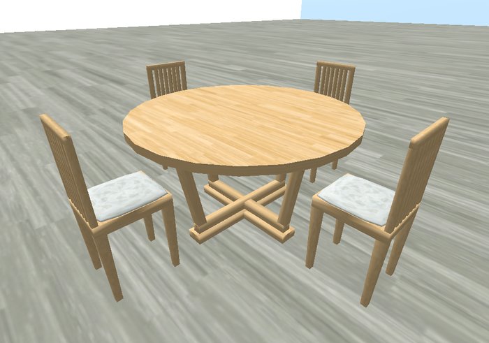 Lilly Dining Table Set (Colour Change)