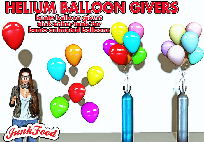 Junk Food - Helium Balloons