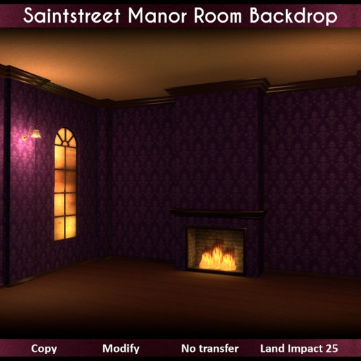 Saintstreet Manor Room Backdrop (Wear me/Unpack)