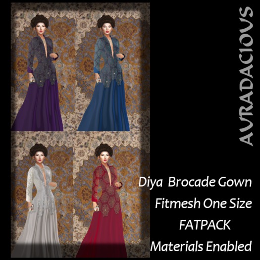 ::AU:: DIYA BROCADE GOWN DEMO 