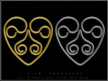 T-3D Creations [ Heart - G ] Micro and Regular MESH - Full Perm