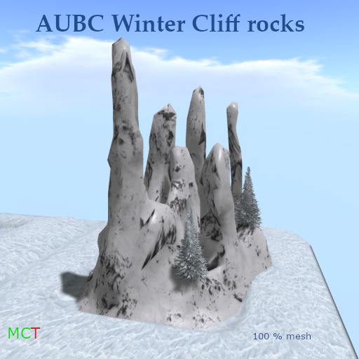 AUBC Winter cliff Rocks