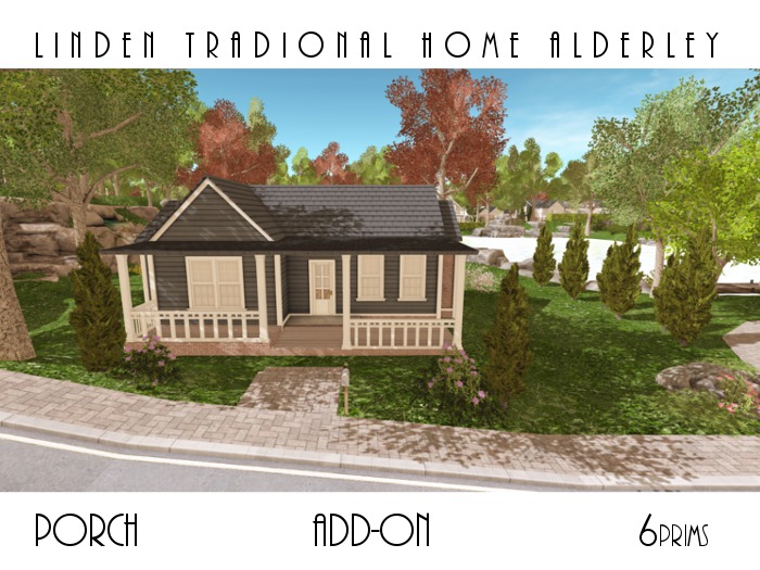 [W&W] Alderley Porch (Add-on) - front - 6 prims