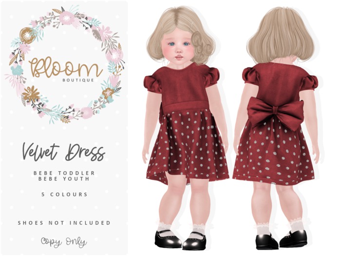 Bloom Velvet Dress Fatpack