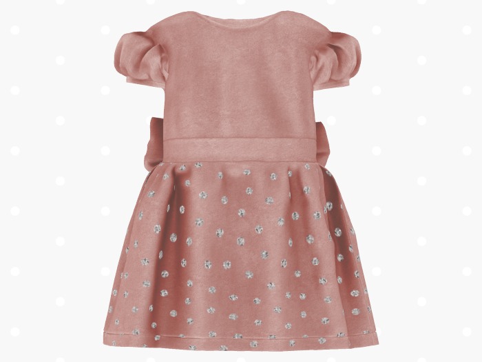 Bloom Velvet Dress (Rose)