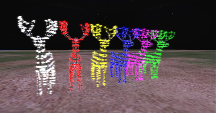 CISKO Lighting Christmas deer SET FULLPERM