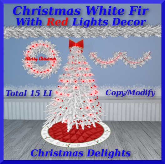 Christmas Decor Group White