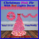 Christmas Decor Group Pink