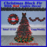Christmas Decor Group Black