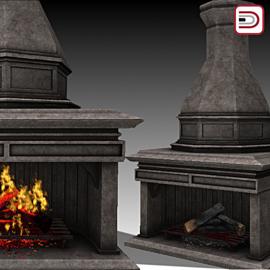 [Danielito] Medieval Fireplace