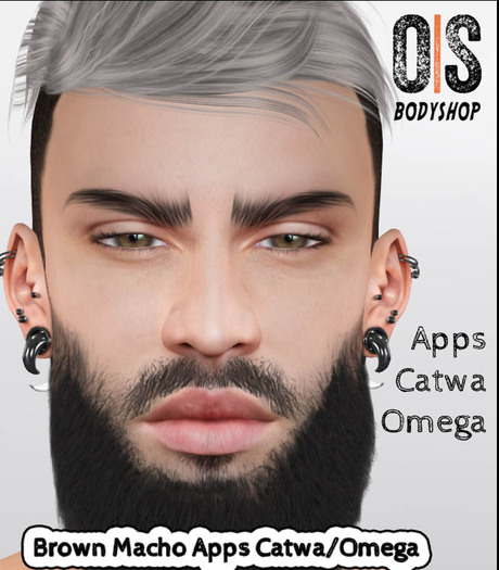 !OS! Macho Eyebrow App Omega / Catwa