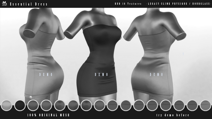 "TD" Essential Dress FATPACK DEMO
