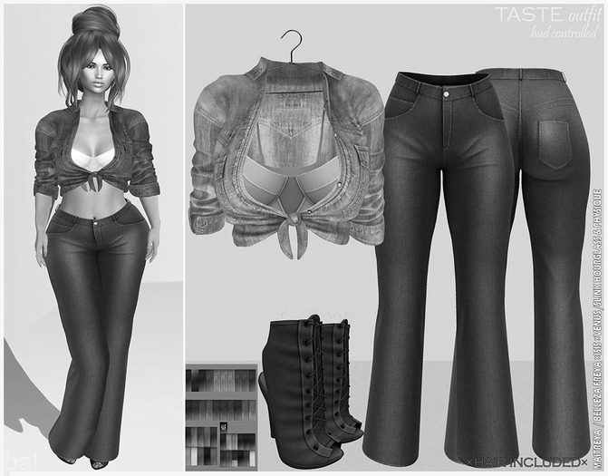 ★TASTE Outfit HUD Controlled!★DEMO★