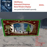Christmas animated Window Display with animations for 4