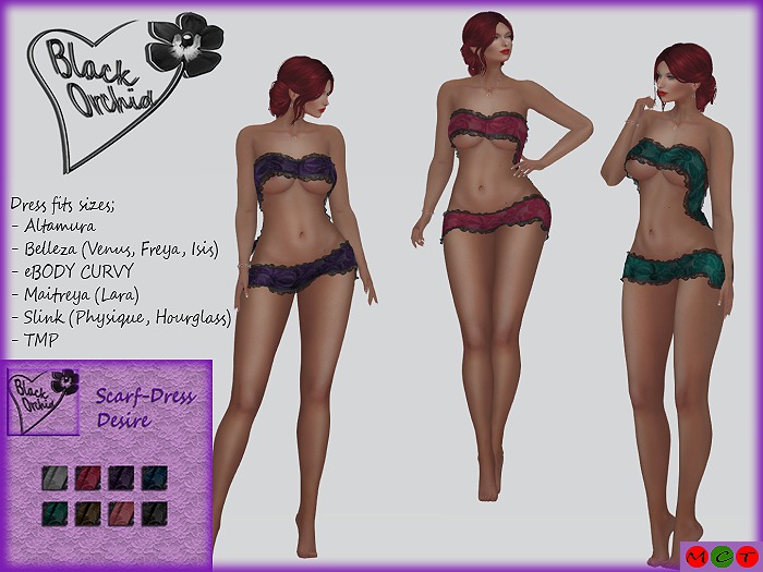 [BO]- Scarf-Dress- Desire- Shopping bag- (Add)