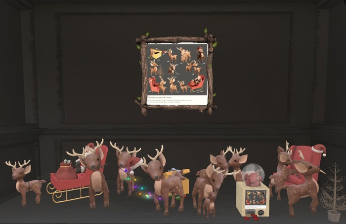 {YD}Christmas reindeer - Joy