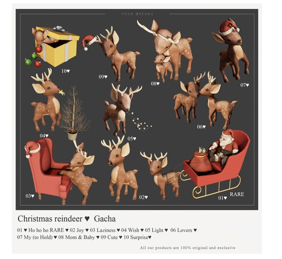 {YD}Christmas reindeer - My {To Hold}