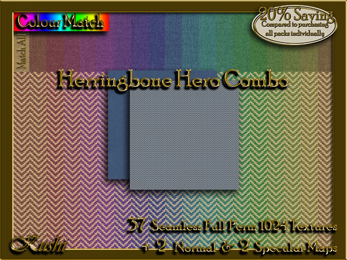 Herringbone Hero Combo Textures