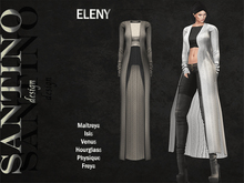 Santino Design-Long Cardigan-Grey