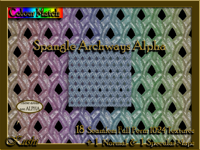 Spangle Archways Alpha Textures