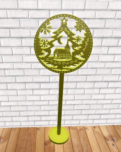 Christmas Sign Medallion