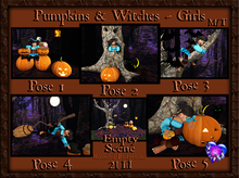 GP&D/P&A - Pumpkins & Witches - Girls - Fat Pack - M/T