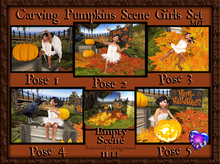 GP&D - Carving Pumpkins Scene - Girls - Fat Pack - M/T