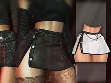 AsteroidBox. Ayla Skirt - White