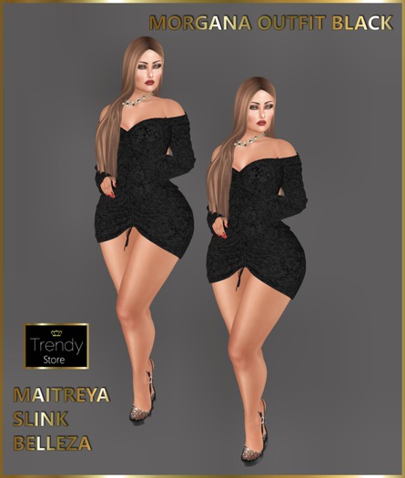 92 [TS] MORGANA OUTFIT  BLACK