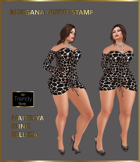 96 [TS] MORGANA OUTFIT  SHORT SLEAVE STAMP