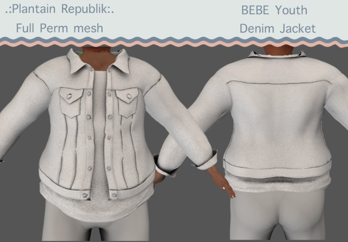 .:PR:. Denim Jacket DEMO BEBE Youth