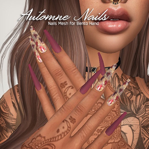 .E. Automne  Coffin Nails Mesh l Bento Hands