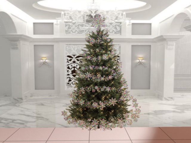 ADL CHRISTMAS SILVER TREE