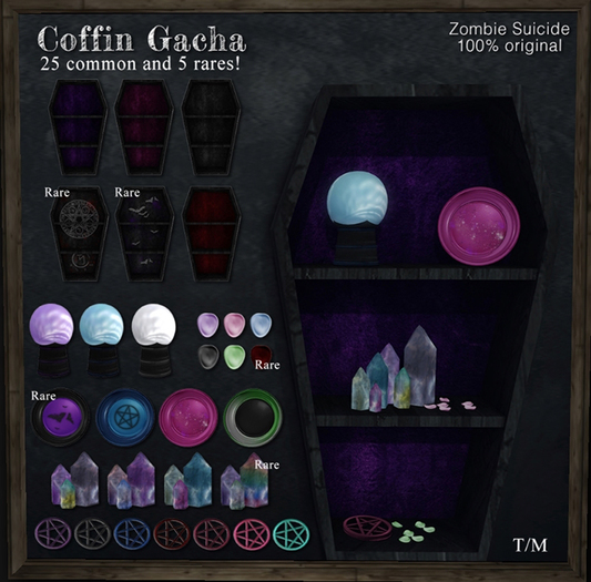 :Z.S: Coffin Gacha - Dish Blue