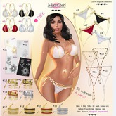 #1 MC.BikiniTop.Goddess. Rare + Bottoms (Belleza Isis)
