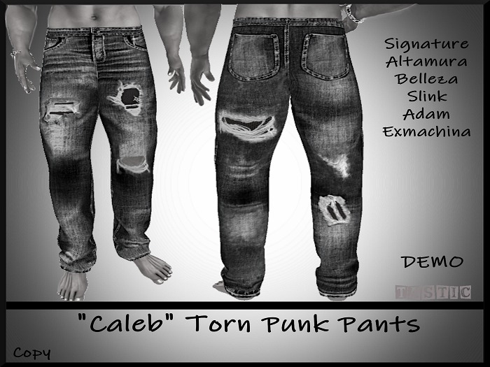 Tastic-Caleb torn punk pants-Demos