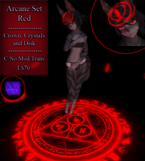 (Artistic Designs) - Arcane Set Red