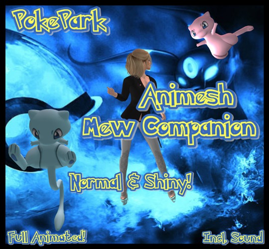 ::.PokePark.:: Animesh Mew & Shiny Mew Companion Pack