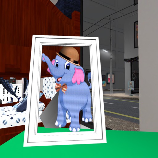Blue elephant  Picture