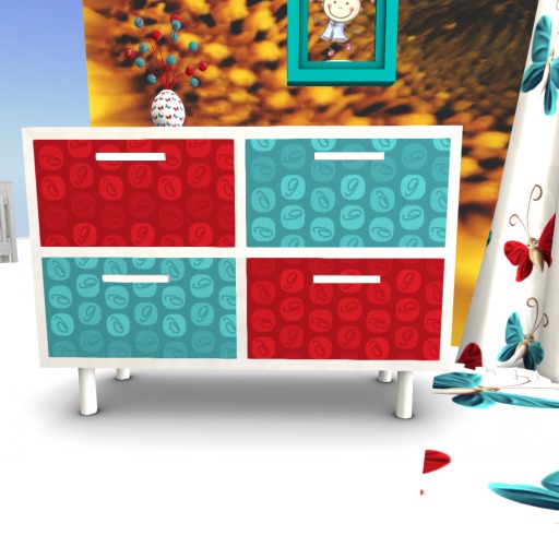 Butterfly Dresser Storage