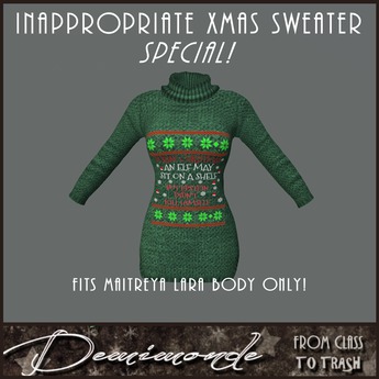Second Life Marketplace - [CYN] SPECIAL XMAS - Epstein! Christmas Sweater