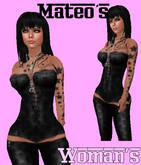 Pantalon negro y corset