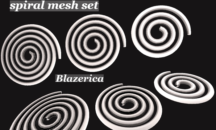 *Blazerica* spiral mesh set